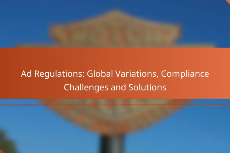 Правила рекламы: глобальные вариации, проблемы соблюдения и решения