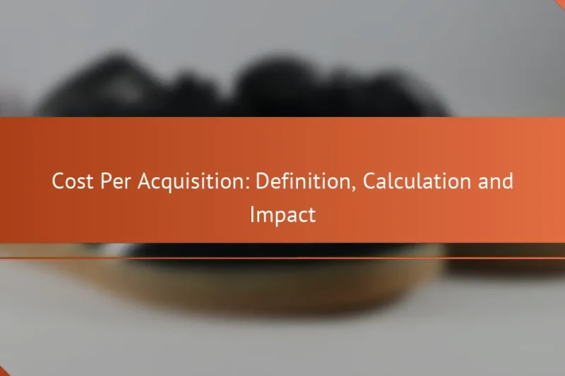 Стоимость привлечения клиента: определение, расчет и влияние