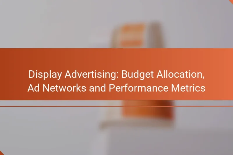 Дисплейная реклама: распределение бюджета, рекламные сети и показатели эффективности