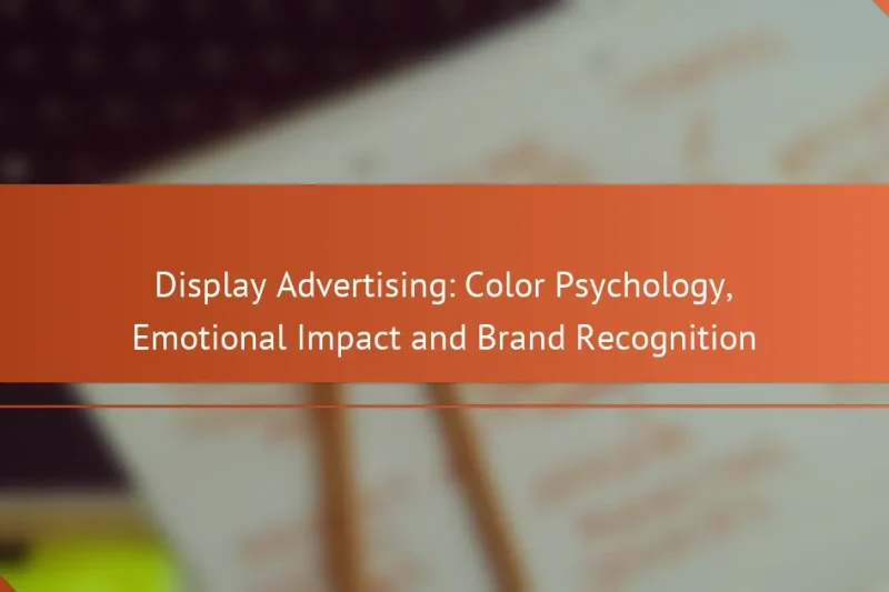Display Advertising: Цветовая психология, эмоциональное воздействие и узнаваемость бренда